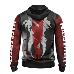 Mass Effect New Look  Unisex Zip Up Hoodie