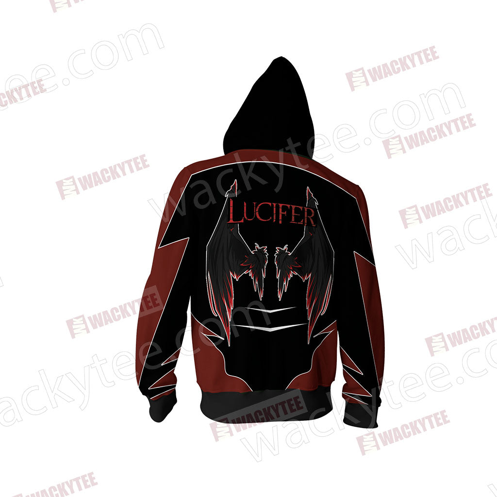 Lucifer New Unisex Zip Up Hoodie Jacket