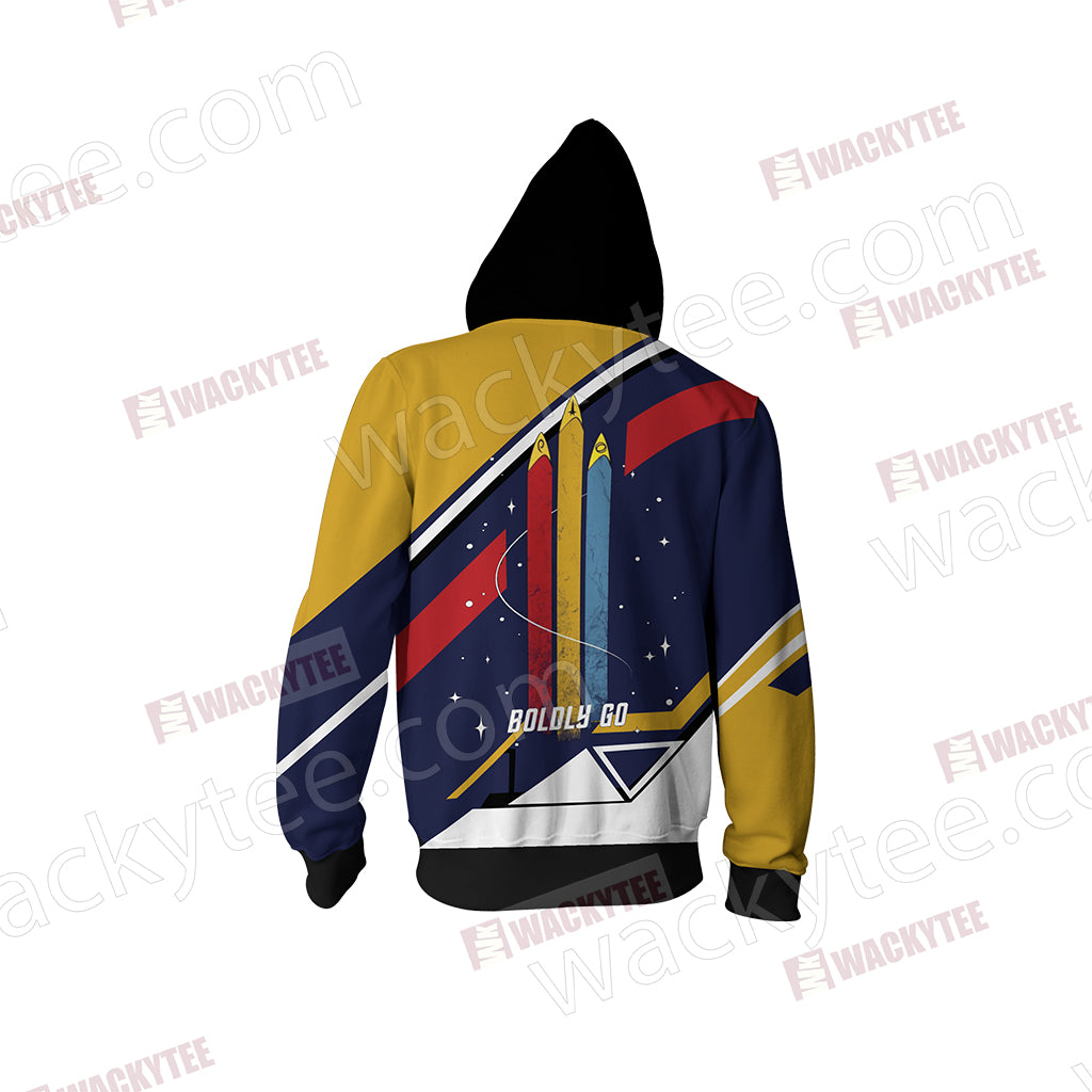 Star Trek New Unisex Zip Up Hoodie Jacket
