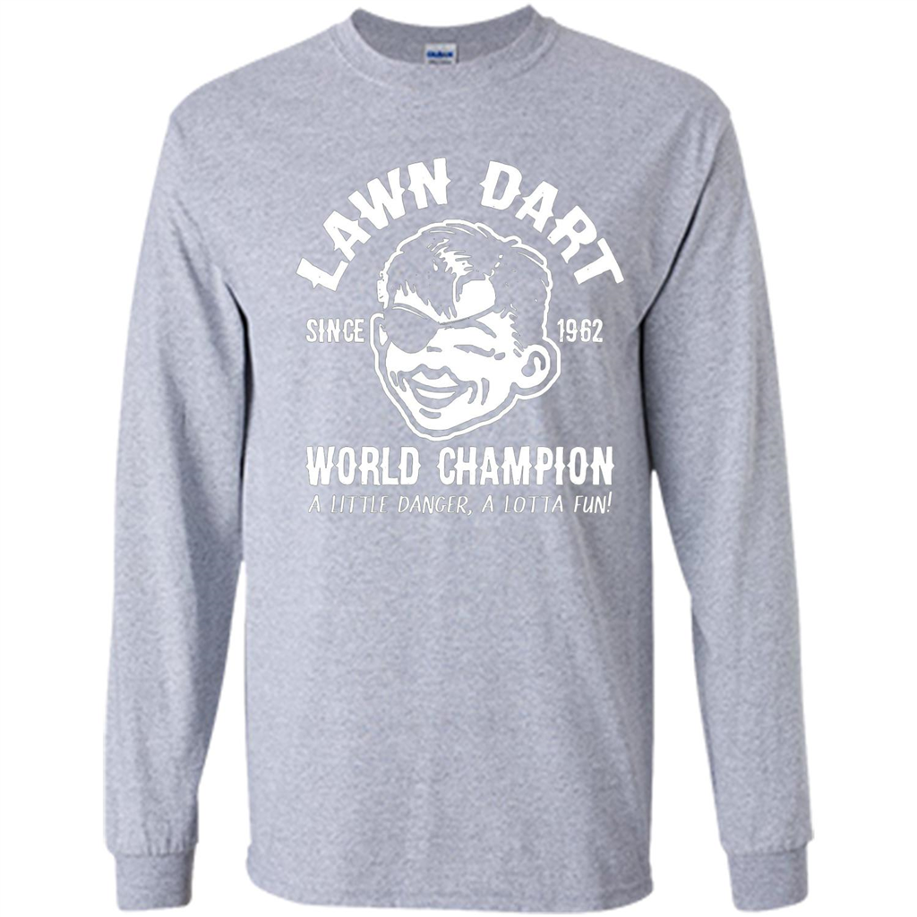 Lawn Dart Since 1962 World Champion Backyard Game T-shirt Sport Grey
