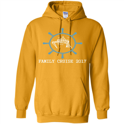 Family T-shirt Family Cruise 2017 Gold
