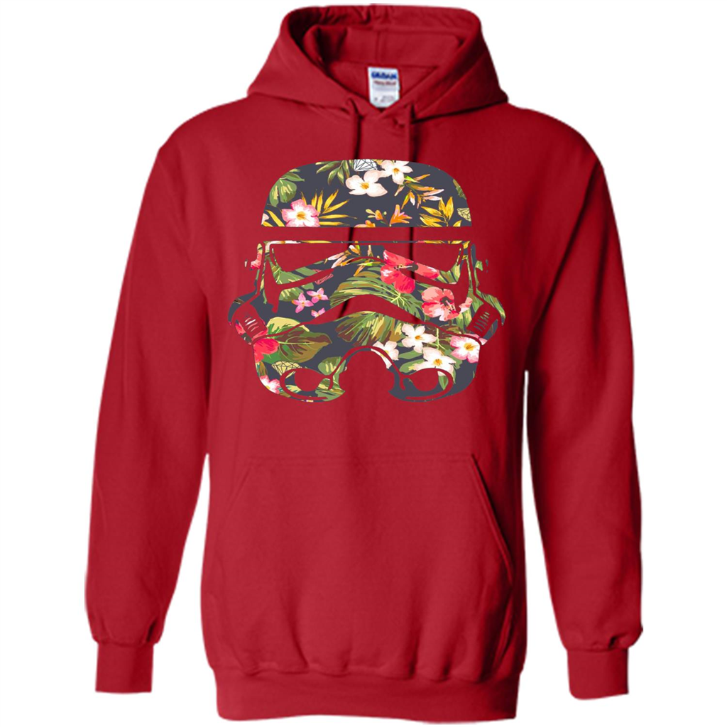 Tropical Stormtrooper Graphic T-Shirt Red