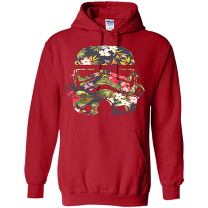 Tropical Stormtrooper Graphic T-Shirt Red