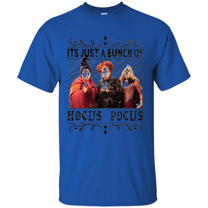 It'S Just A Bunch Of Hocus Pocus Halloween T-shirt Royal