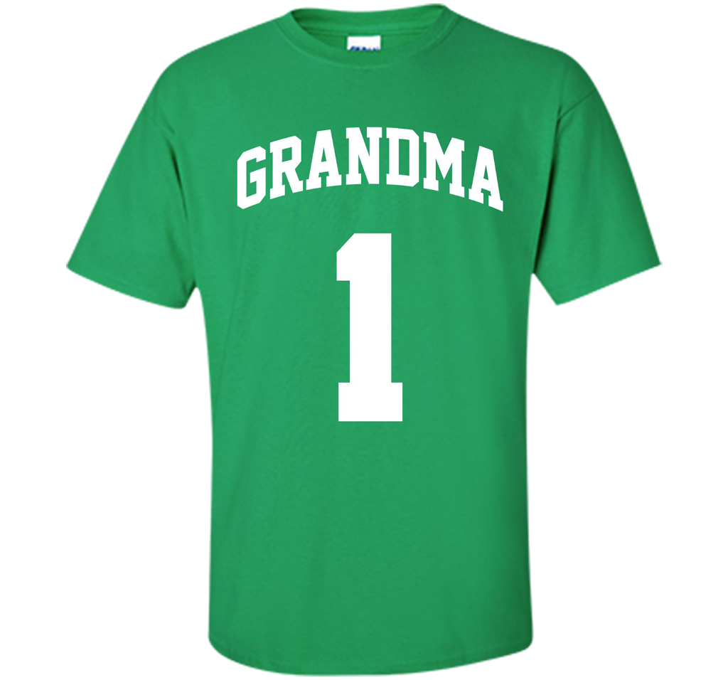 Number One Grandma T-Shirt shirt Irish Green