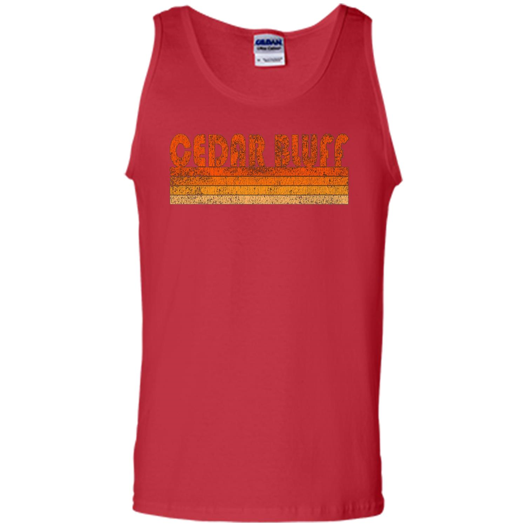 Vintage Retro Cedar Bluff Alabama T-shirt Red