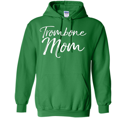 Trombone Mom Shirt Proud High School Marching Band Mother shirt Irish Green