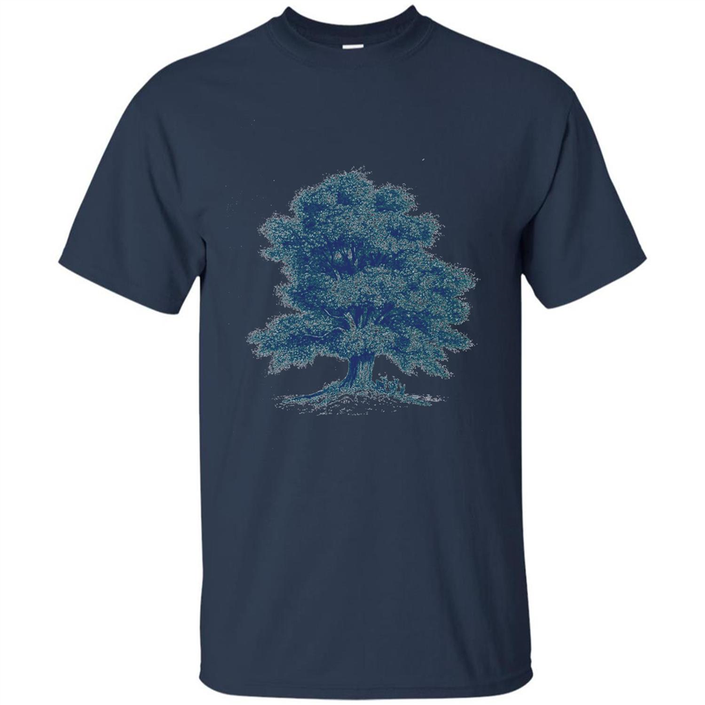 Maple Tree T-Shirt. Tree Natural Maple Tree T-shirt Navy