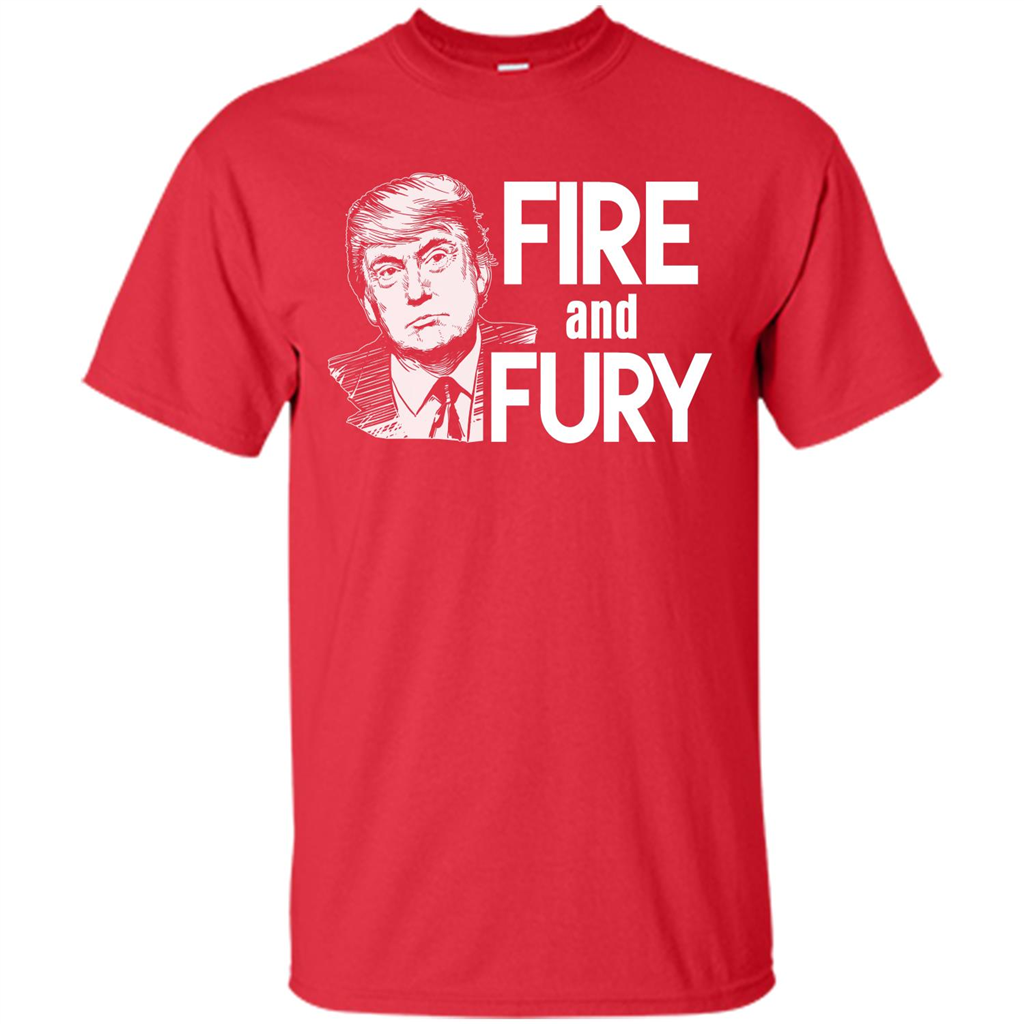 American T-shirt Fire And Fury Red