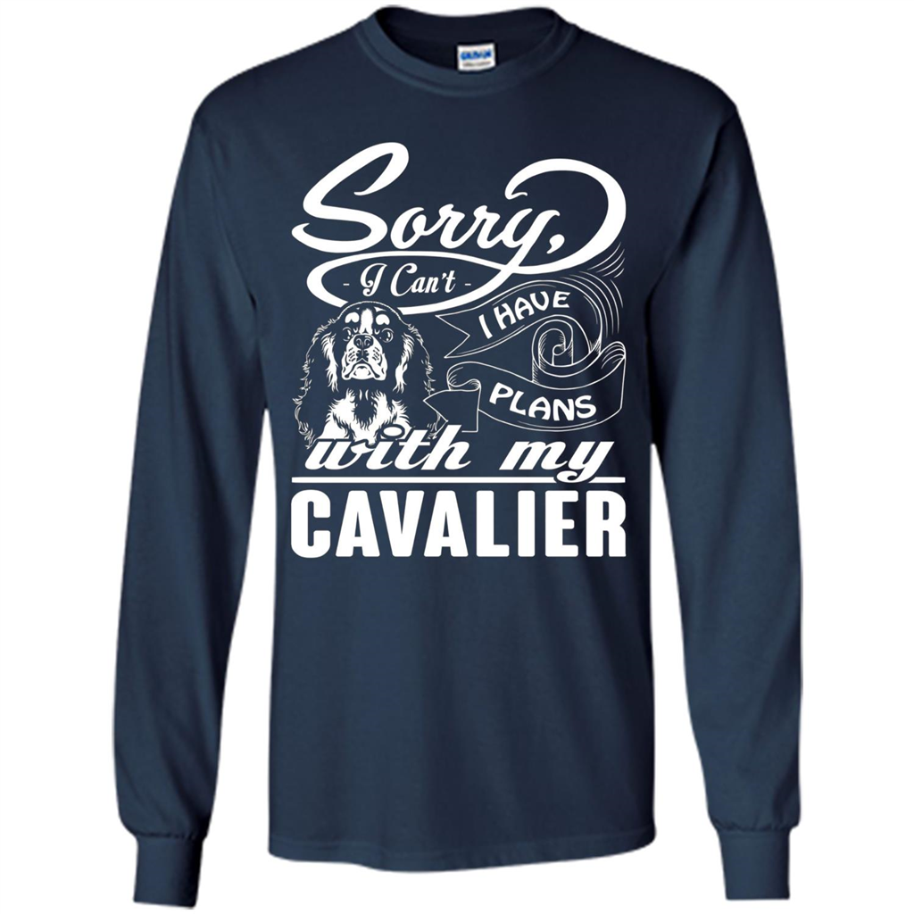 I Have Plans With My Cavalier T-shirt Navy