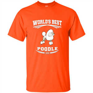 World's Best Poodle Dog T-shirt