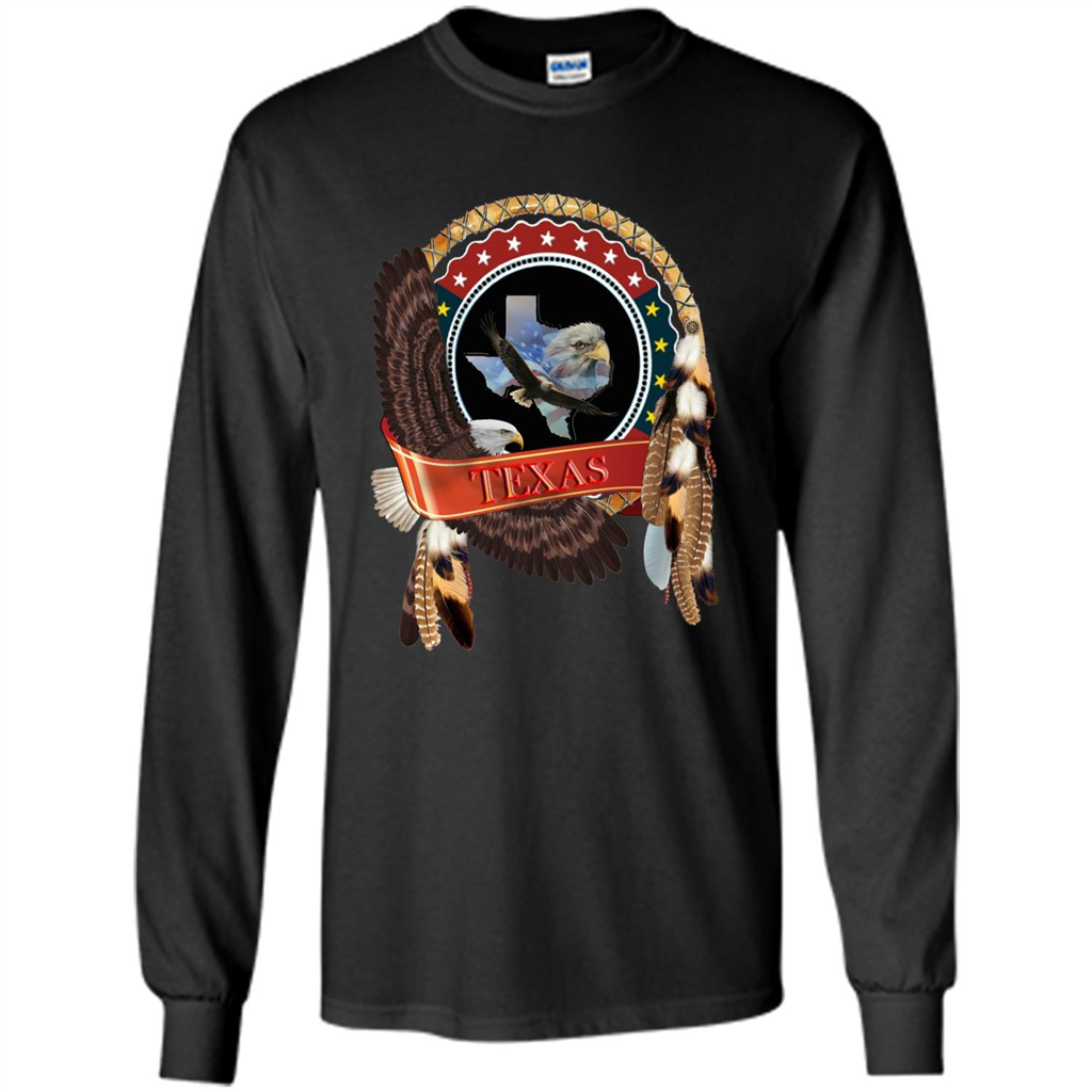 Dream Catcher Texas Art T-shirt Black