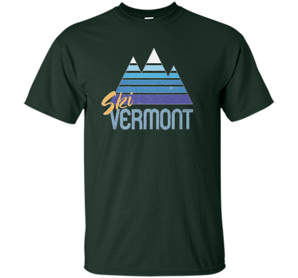 Ski Vermont T-shirt Forest Green