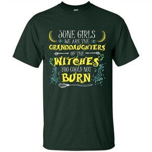 Halloween T-shirt June Girls We Are The Granddaughters Of The Witches You Could Not Burn