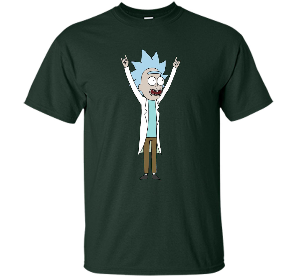 Rick &amp; Morty Tiny Rick t-shirt Forest Green