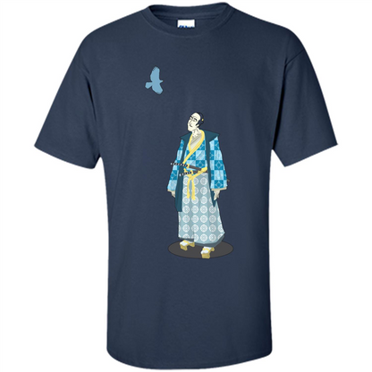 Samurai Serenity tshirt Navy