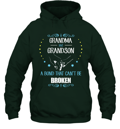 Grandma And Grandson A Bond Cant Be Broken Shirt Hoodie Hoodie Forest