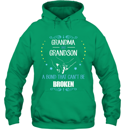 Grandma And Grandson A Bond Cant Be Broken Shirt Hoodie Hoodie Irish