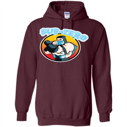 Gamer T-Shirt Sub-Zero Mortal Kombat II Maroon