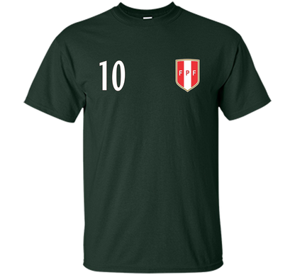 Soccer Peru T-shirt Peruvian Team Alternative T-shirt Forest Green
