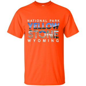 National Park Yellowstone Yellow Stone Photo Wyoming T-shirt