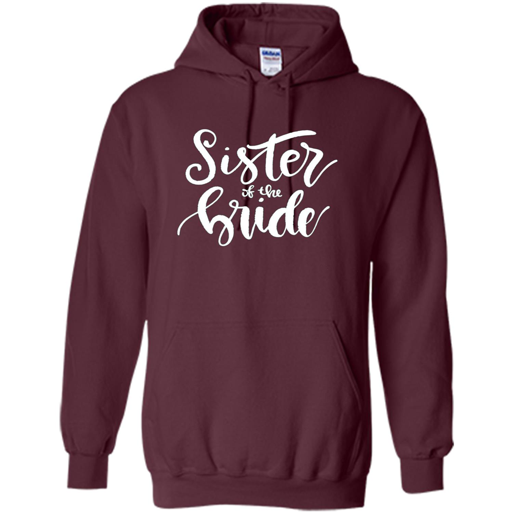 Sister Of The Bride T-shirt Maroon