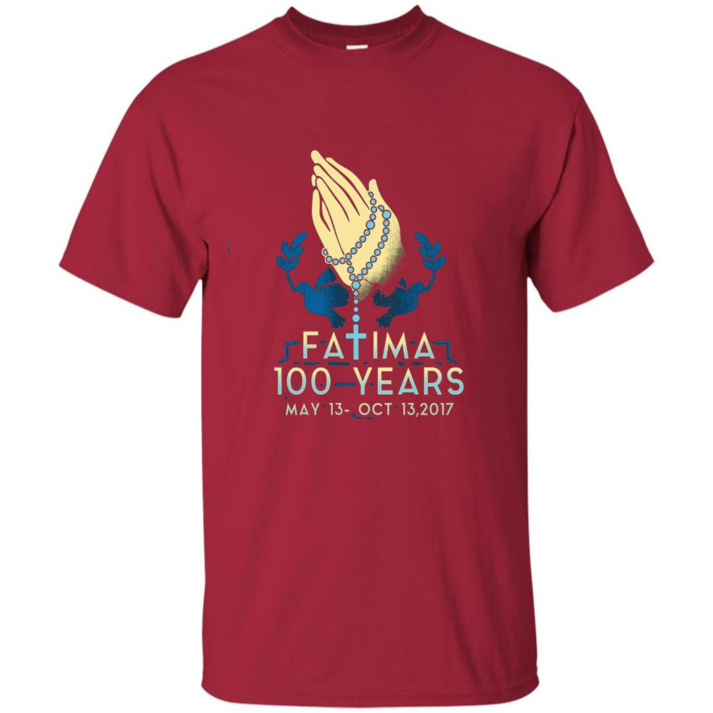 Fatima 100 Years T-shirt Cardinal