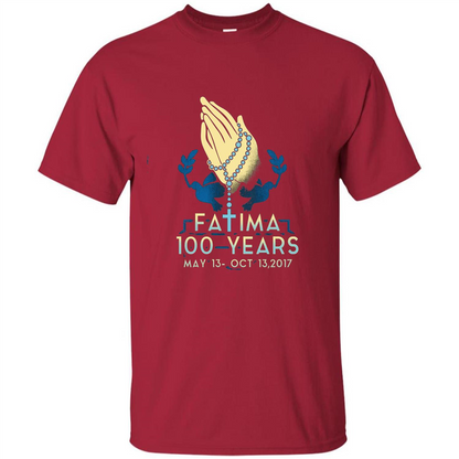 Fatima 100 Years T-shirt Cardinal
