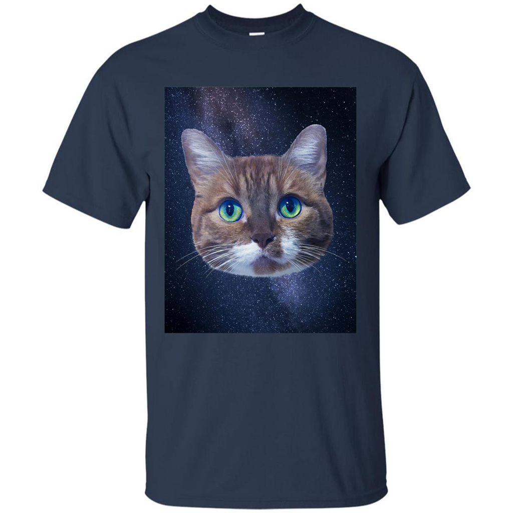 Galaxy Cat T-shirt Navy