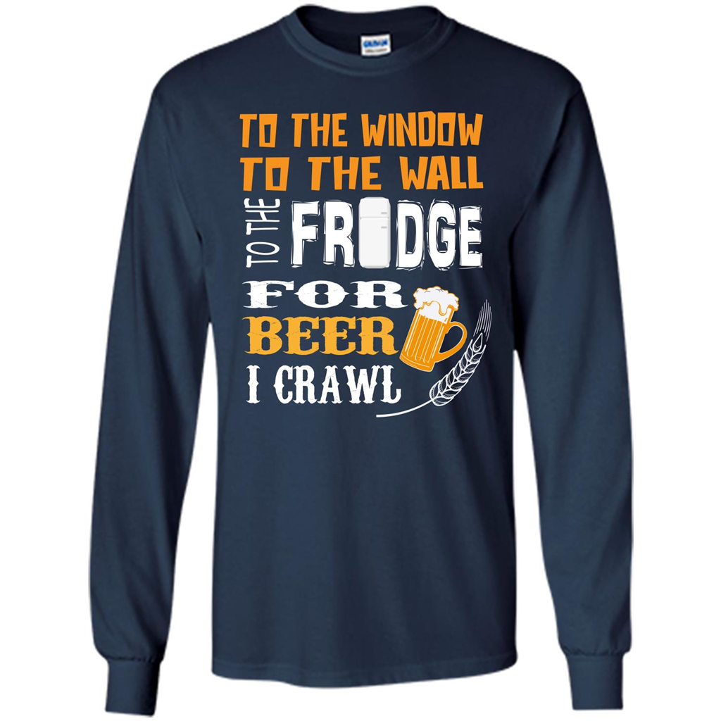 Beer. For Beer I Crawl T-shirt Navy