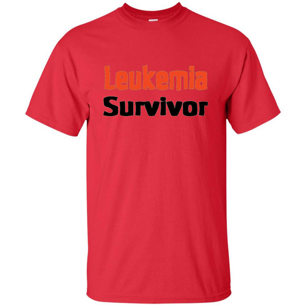 Leukemia Survivor Tshirt Red