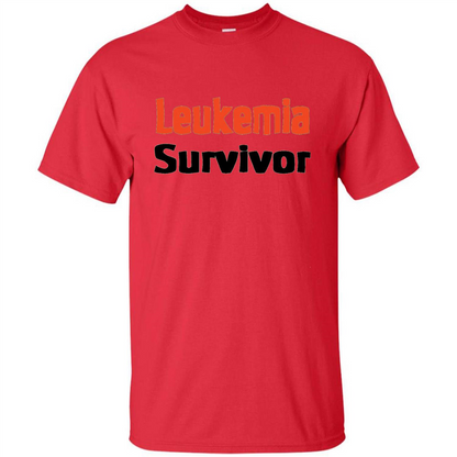 Leukemia Survivor Tshirt Red