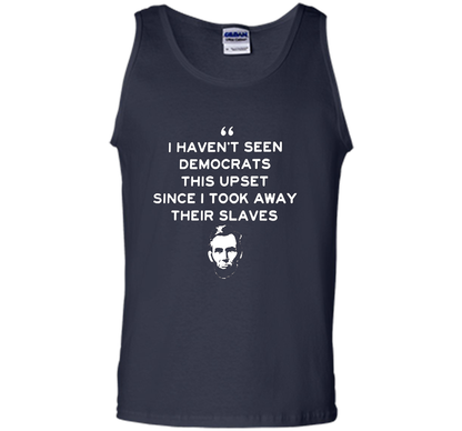 Political T-shirt I Haven't Seen Democrats T-shirt Navy