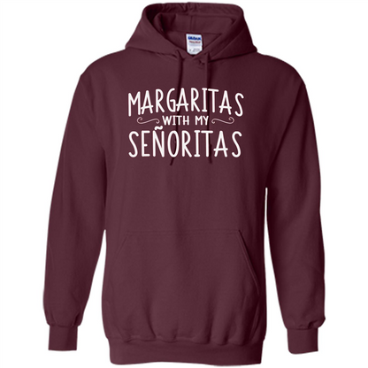 Margaritas With My Senoritas T-shirt Maroon