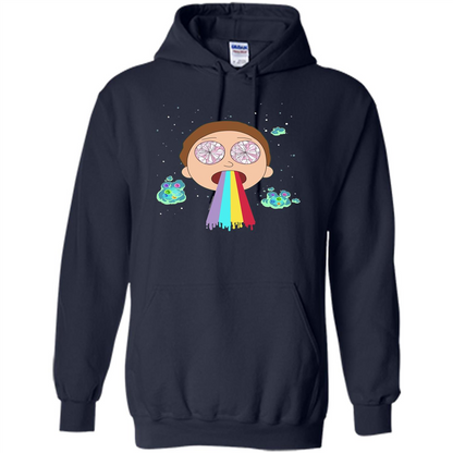 Cartoon Lovers T-shirt Space Morty Navy