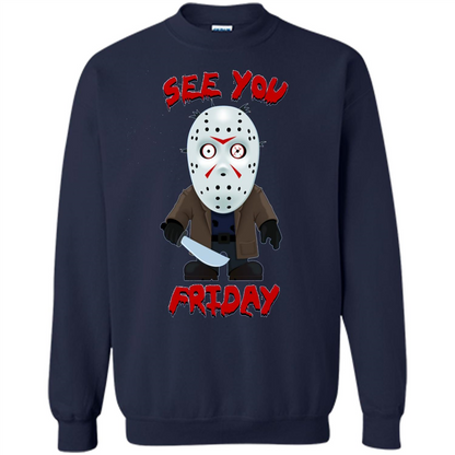 Friday The 12th T-shirt See You Friday Navy