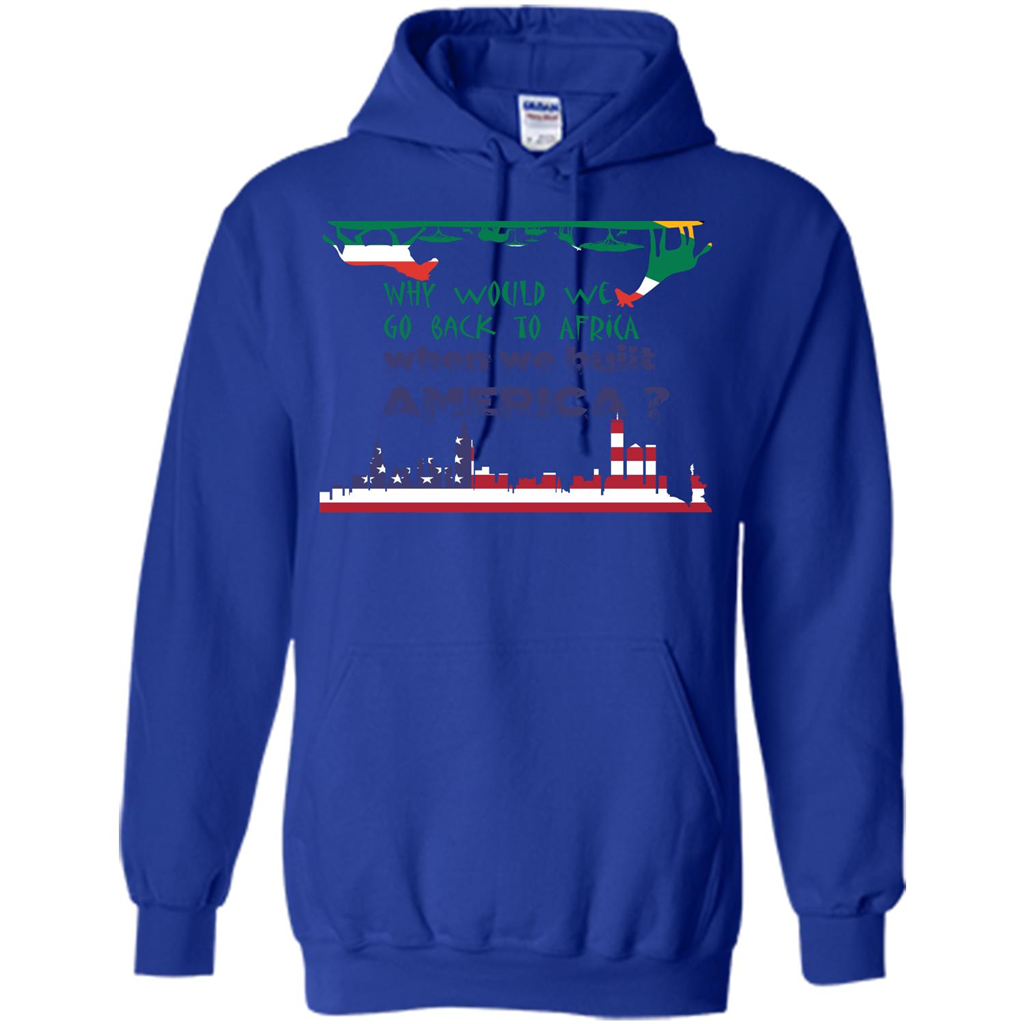Africa - America T-shirt Build America Royal