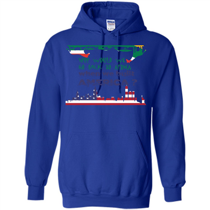 Africa - America T-shirt Build America Royal