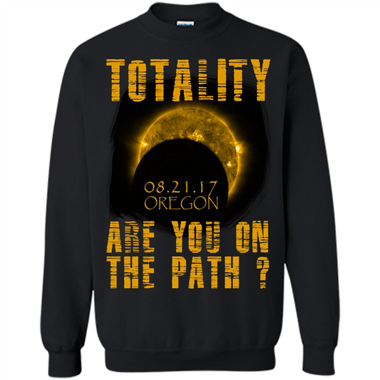 Oregon Totality Are You On The Path August 21 2017 Black