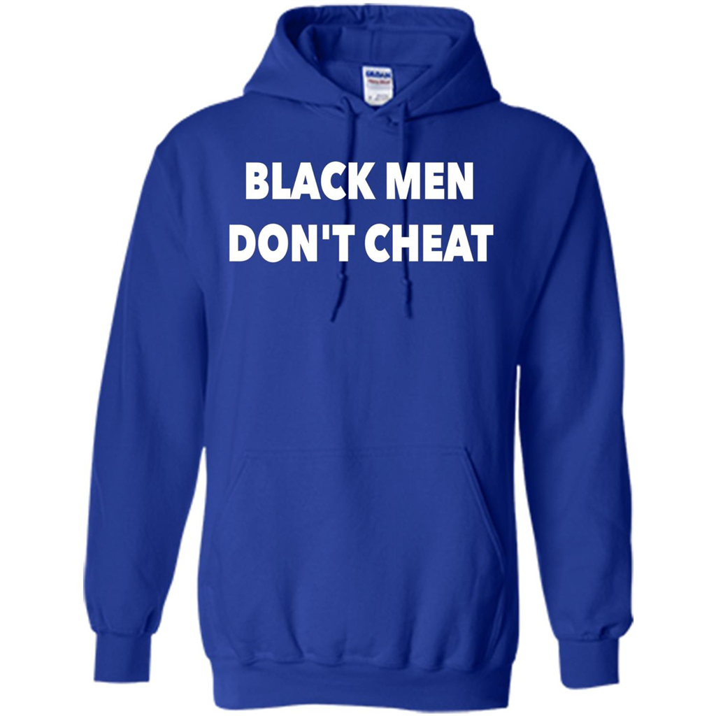 Black Men Dont Cheat T-shirt Royal