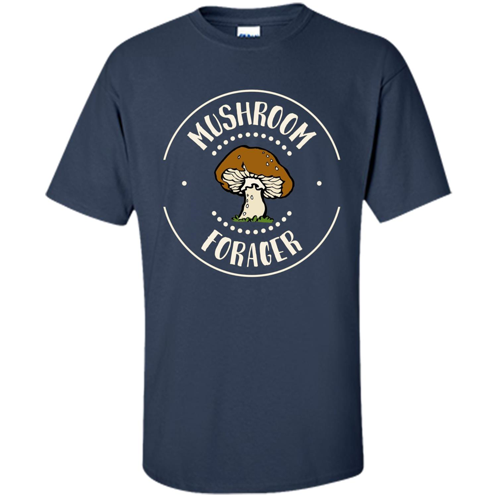 I Love Mushrooms T-shirt Mushroom Forager Navy