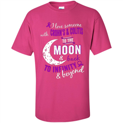 Crohn's and Colitis Awareness T-shirt Heliconia