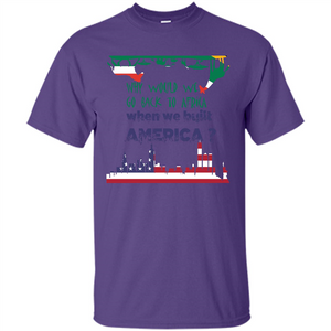 Africa - America T-shirt Build America