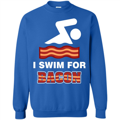 Bacon T-shirt I Swim For Bacon T-shirt Royal