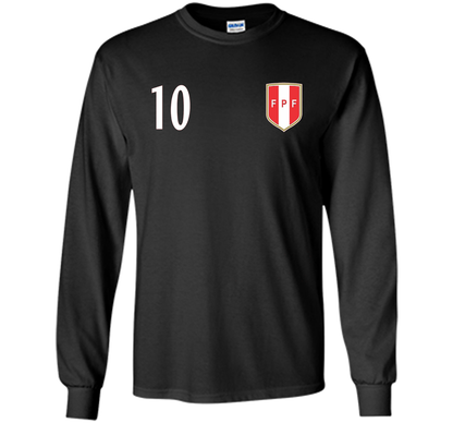 Soccer Peru T-shirt Peruvian Team Alternative T-shirt Black