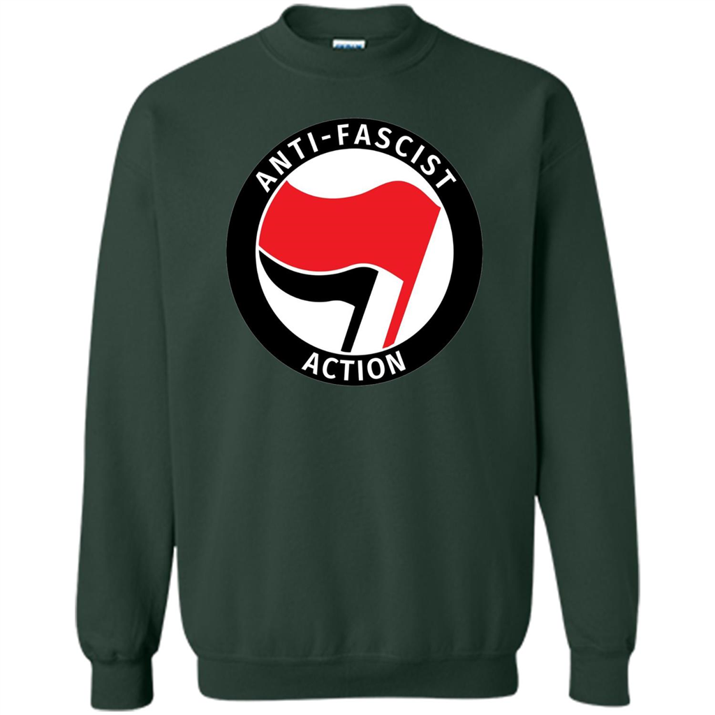 Anti - Fascist Action T-shirt Forest Green