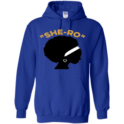 Black Girl Magic T-shirt "She-Ro" Royal