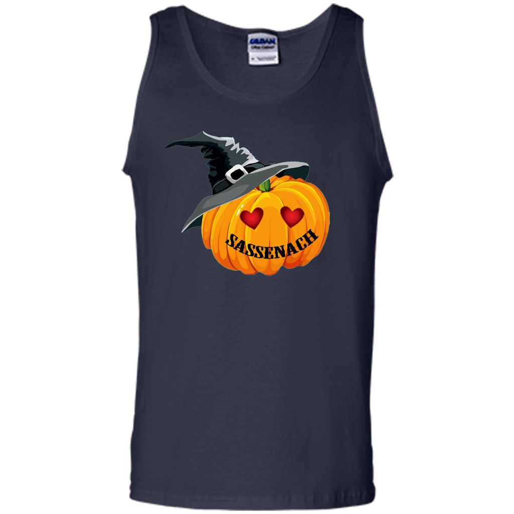 Sassenach Pumpkin Halloween T-shirt Navy