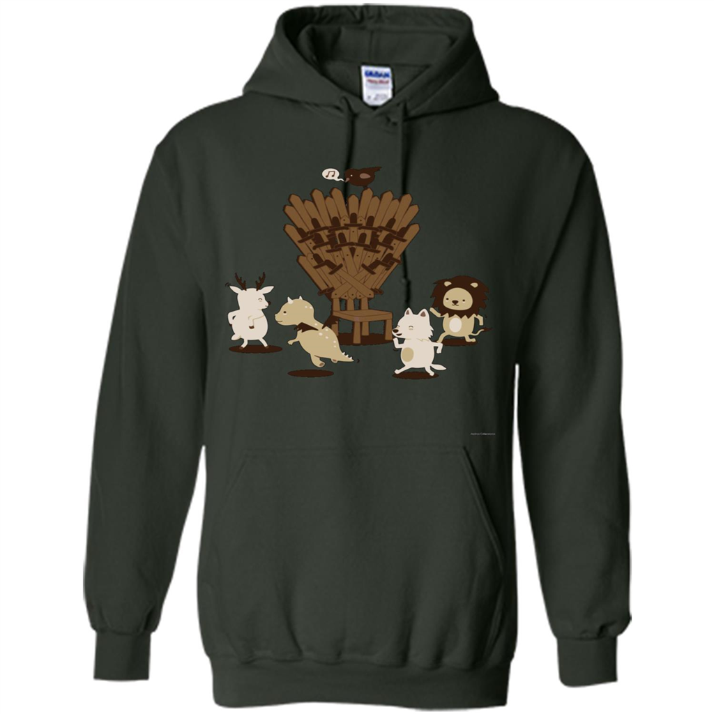 Game Of Musical Thrones Characters T-shirt Forest Green