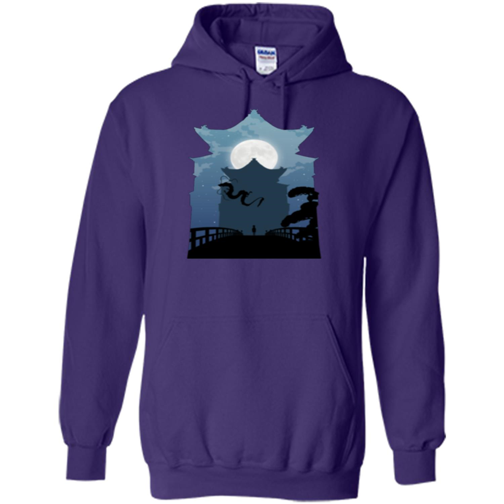 Chinese Dragon T-shirt Purple